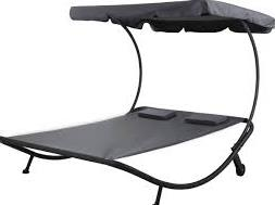 ŞEZLONG YATAK İKİ KİŞİLİK YASTIK GÖLGELİKLİ