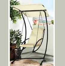 SALINCAK MİNDERLİ TEK KİŞİLİK GÖLGELİKLİ METAL