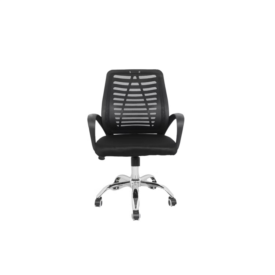 OFİS SANDALYESİ ÇİZGİ FİLE TEKERLEK SİYAH TP