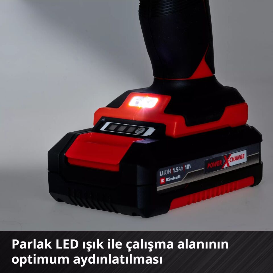 AKÜLÜ MATKAP VİDALAMA TC-CD 18/35 Li (1x1,5 Ah)