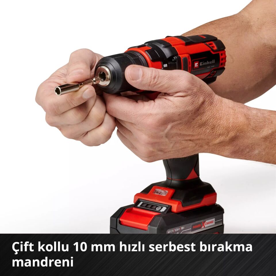 AKÜLÜ MATKAP VİDALAMA TC-CD 18/35 Li (1x1,5 Ah)