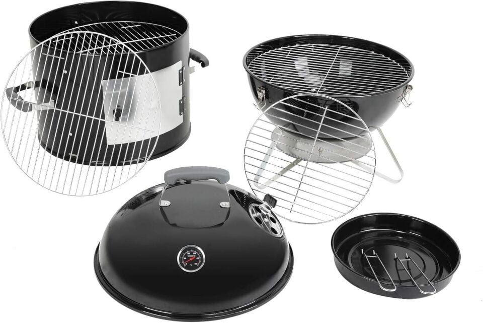BARBEKÜ DİKEY KÖMÜRLÜ BARBEKÜ SMOKER