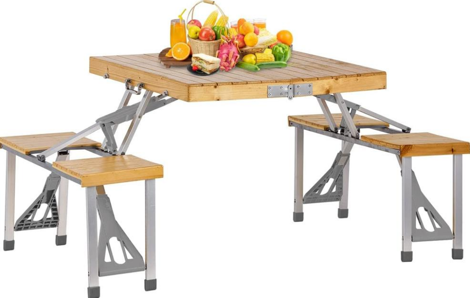 NET*/MASA SETİ TABURE KATLANIR ÇANTA MODEL AHŞAP