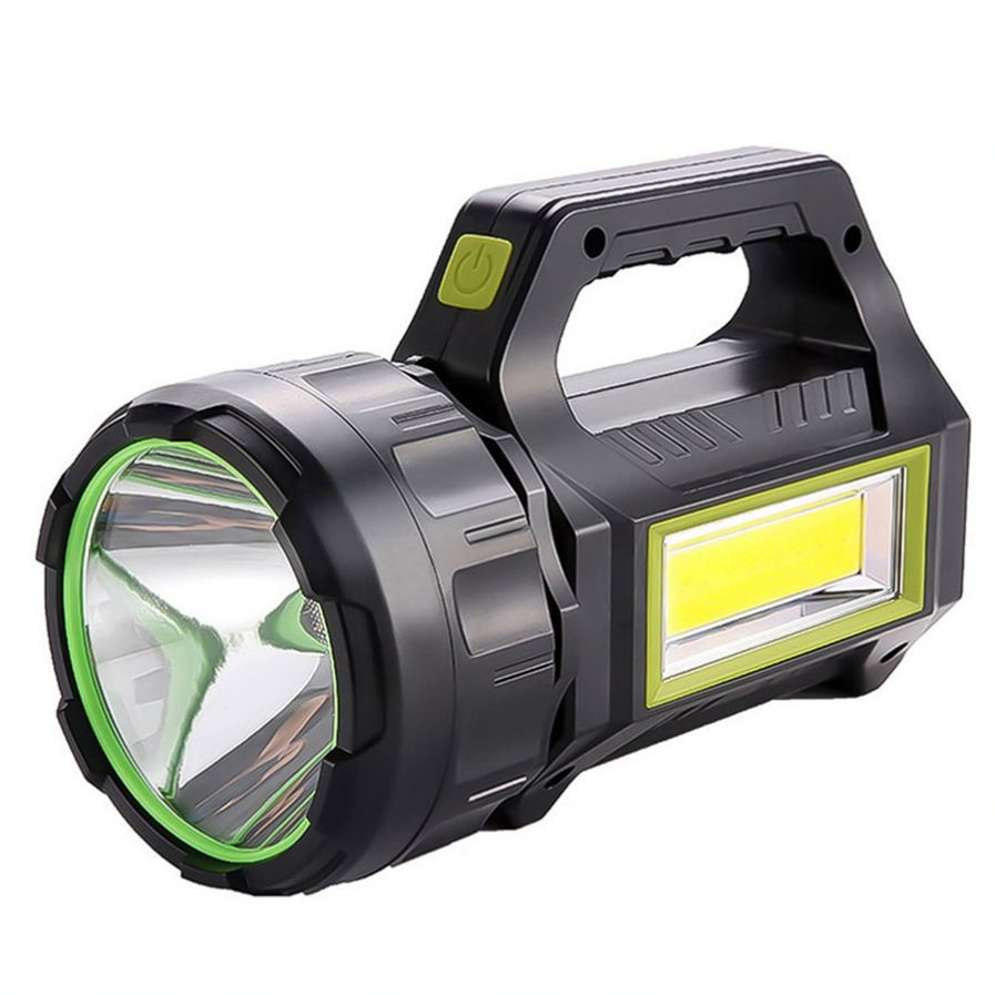 SOLAR PARLAK İP ÖN/YAN IŞIK EL FENER SİYAH TP