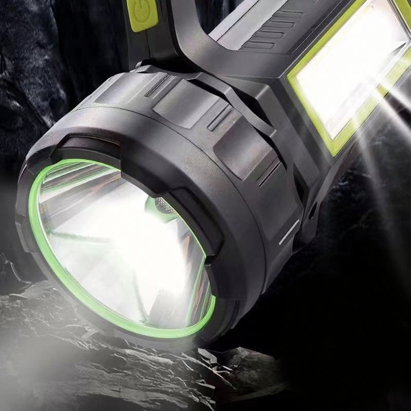 SOLAR PARLAK İP ÖN/YAN IŞIK EL FENER SİYAH TP