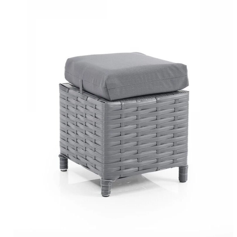 NET*/OTURMA GRUBU 3+1+1 PUFLU RATTAN EREN ANTRASİT