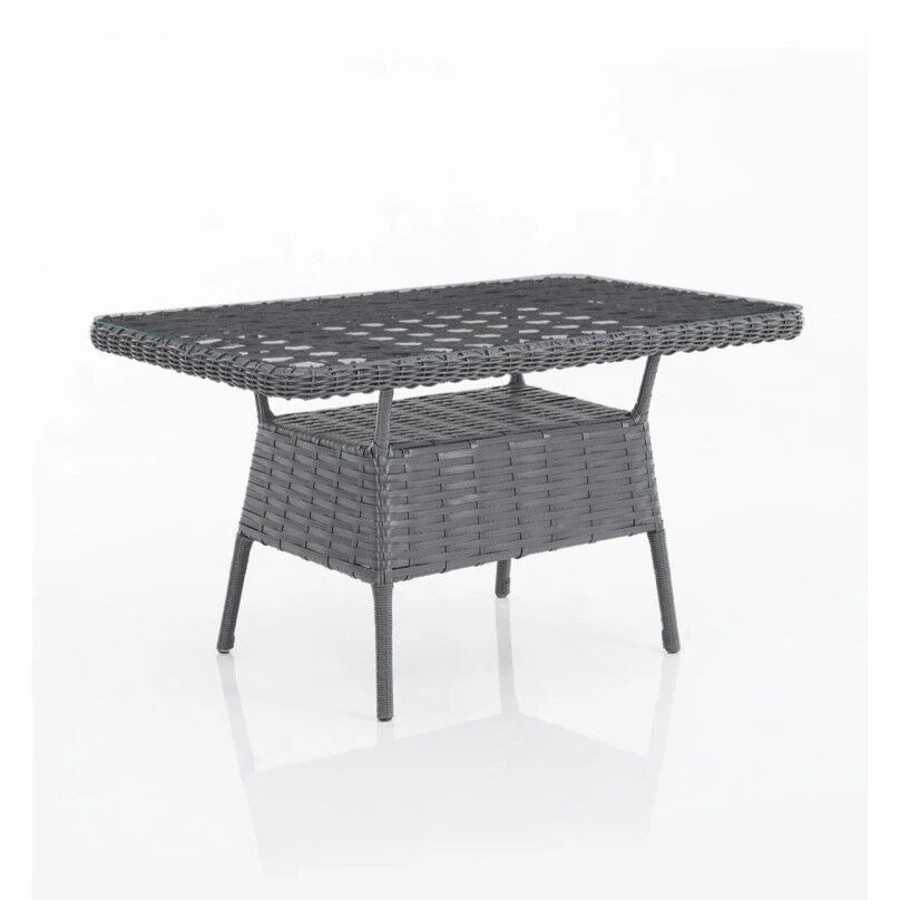 NET*/OTURMA GRUBU 3+1+1 PUFLU RATTAN EREN ANTRASİT