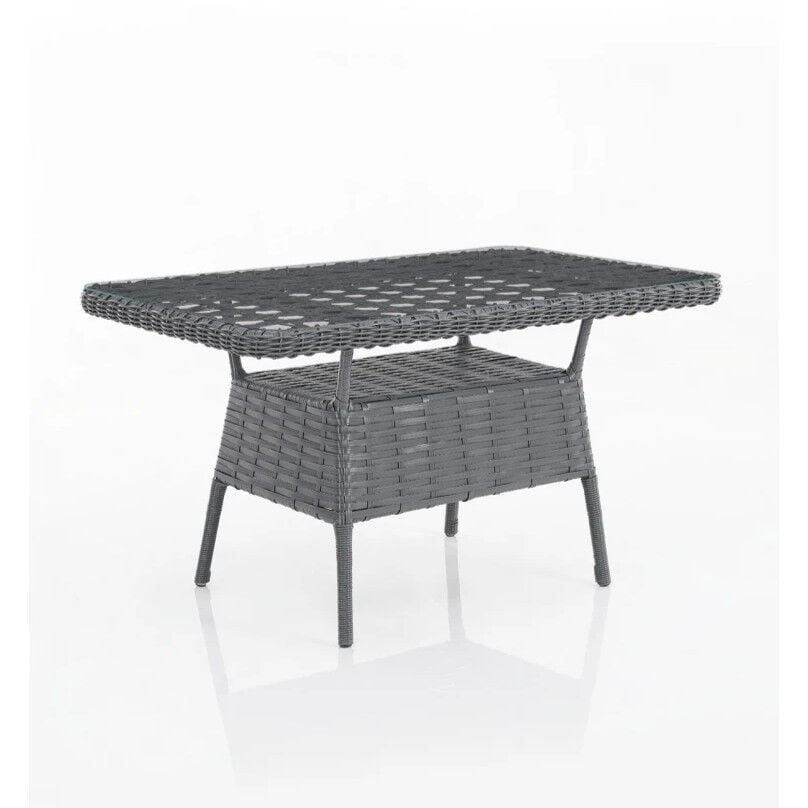 NET*/OTURMA GRUBU 3+1+1 PUFLU RATTAN EREN ANTRASİT