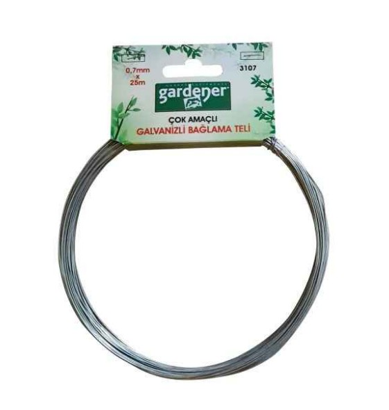 BAĞLAMA TELİ ÇOK AMAÇLI GALVANİZ 0.7MM-25MT