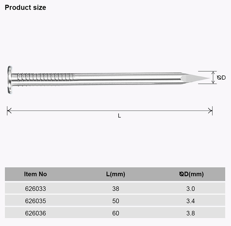 ÇİVİ SETİ 1,5'' 23 PARÇA