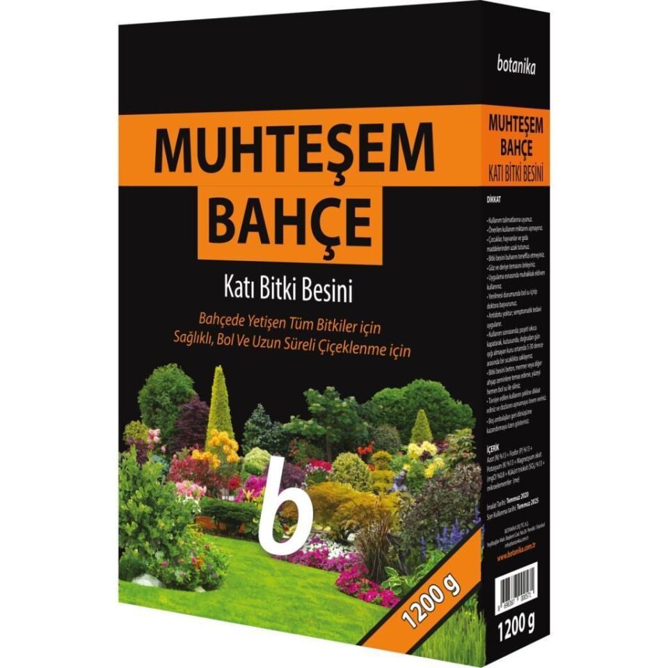 BİTKİ BESİNİ KATI GÜBRE GENEL KULLANIM 1200 TP
