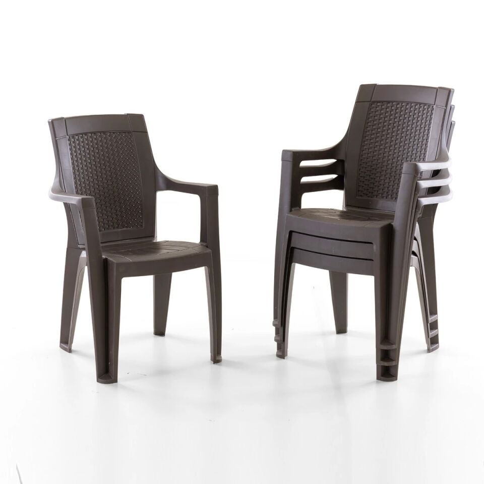 NET*/MASA SANDALYE TK. EFES 4 KİŞİLİK 125x75x75CM