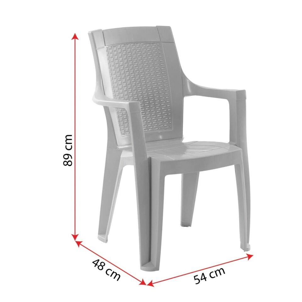 NET*/MASA SANDALYE TK. EFES 4 KİŞİLİK 125x75x75CM