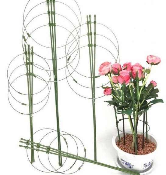 DESTEK ÇUBUĞU HALKALI TIRMANAN BİTKİ  90CM TP