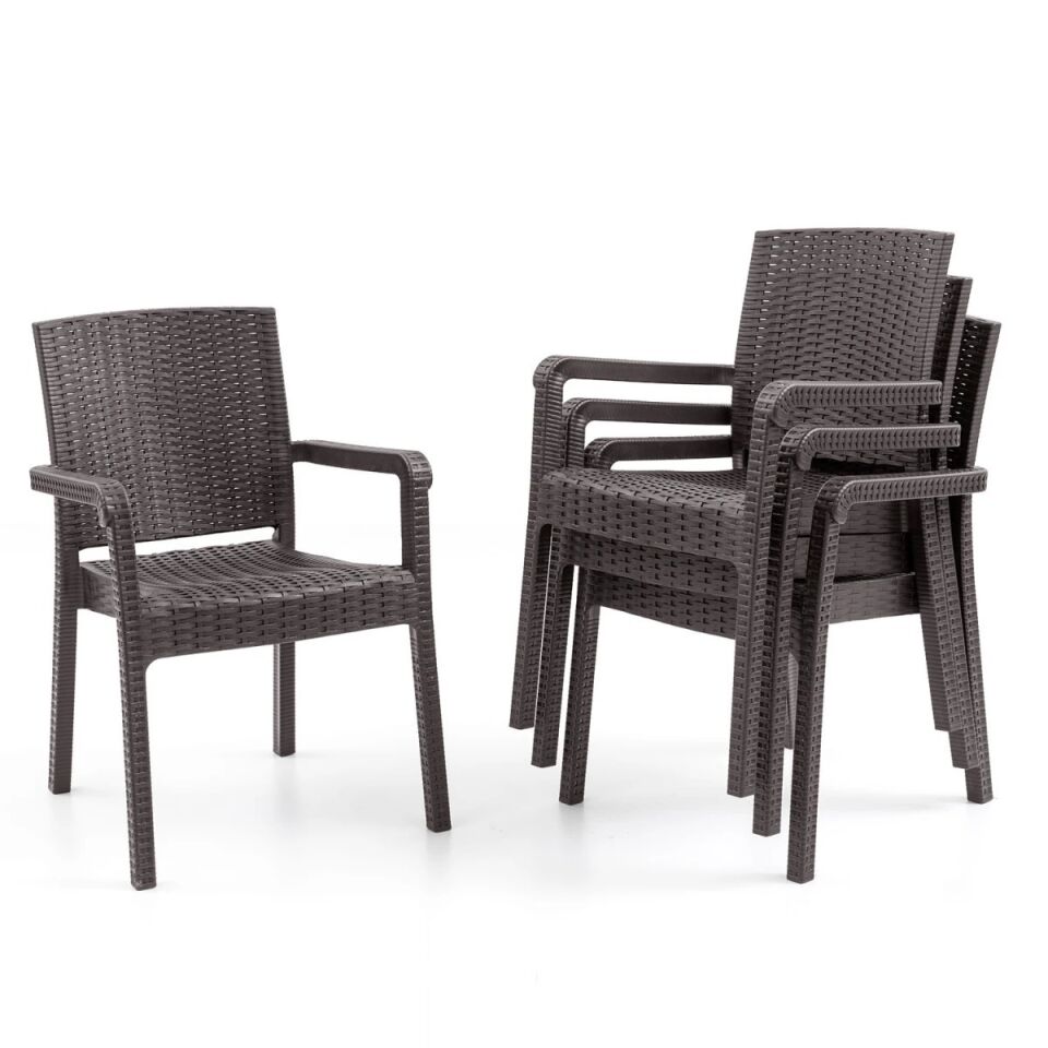 NET*/MASA SANDALYE TK. KİNG 6 KİŞİLİK 150x90x75CM