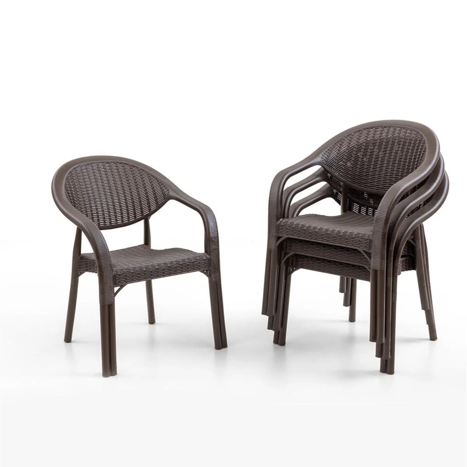 NET*/MASA SANDALYE TK. BAMBO 6 KİŞİLİK 150x90x75CM