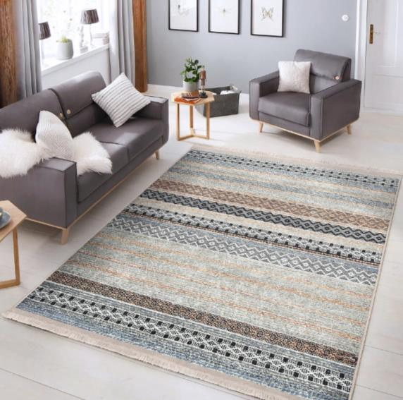 HALI ÖRGÜ MOTİFLİ GEOMETRİK DESEN 120X180CM