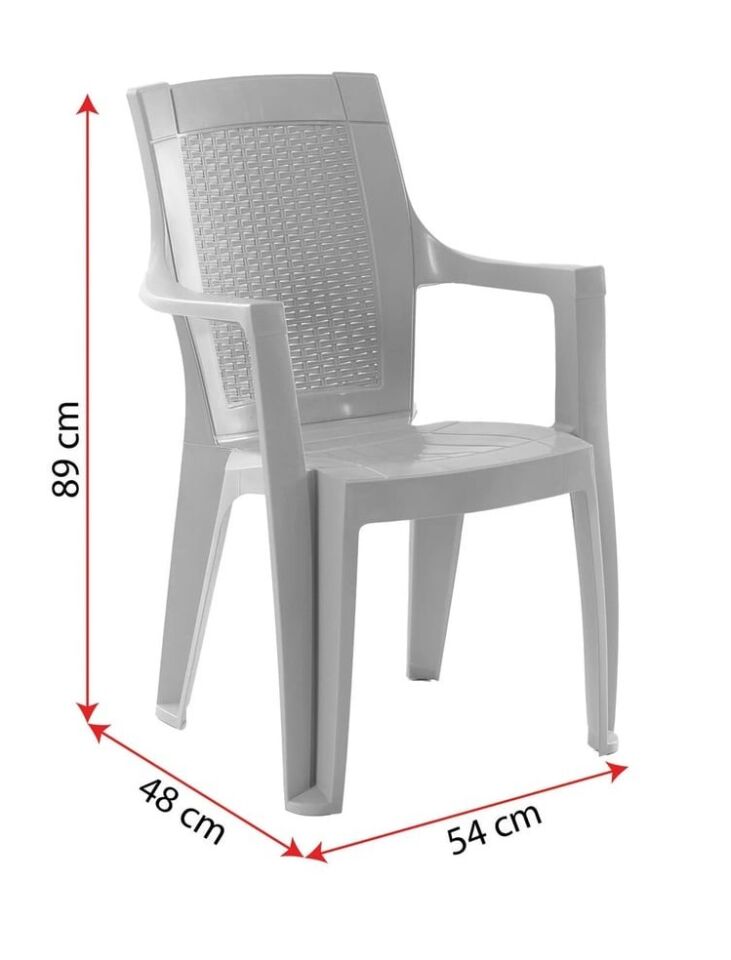 NET*/MASA SANDALYE TK. RATTAN EFES 4 KİŞİLİK SİYAH