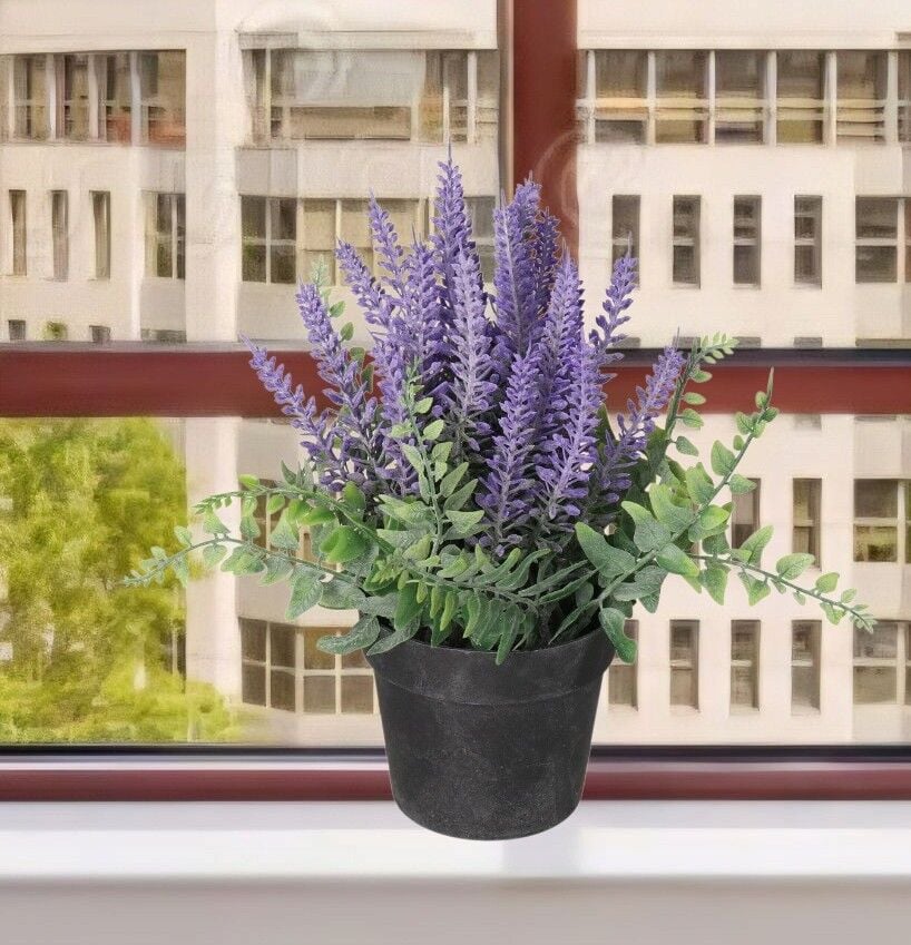 YAPAY LAVANTA KARIŞIK SAKSILI 20CM TP