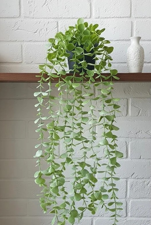 YAPAY ÇİÇEK YOSUN YAPRAK ÇAKILLI SAKSI 44CM TP