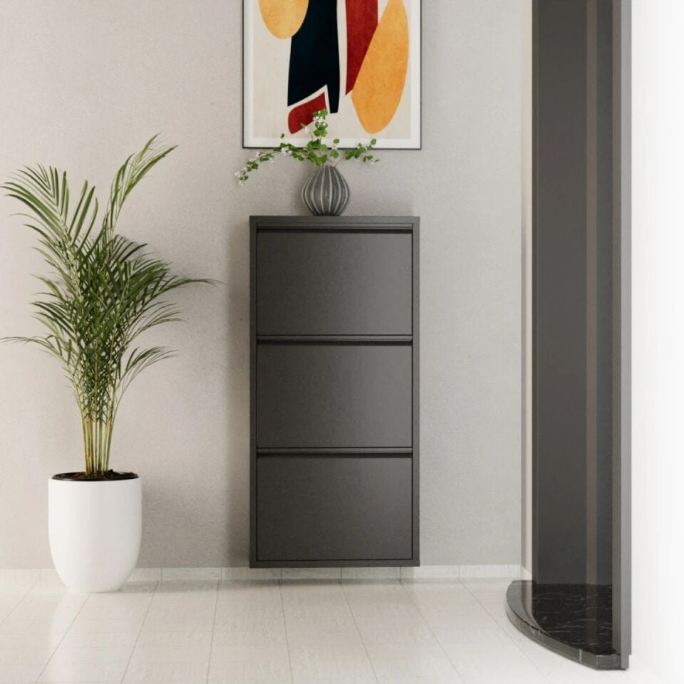 NET*/AYAKKABILIK METAL 3 KAPAKLI 50x15x103CM ANTAS