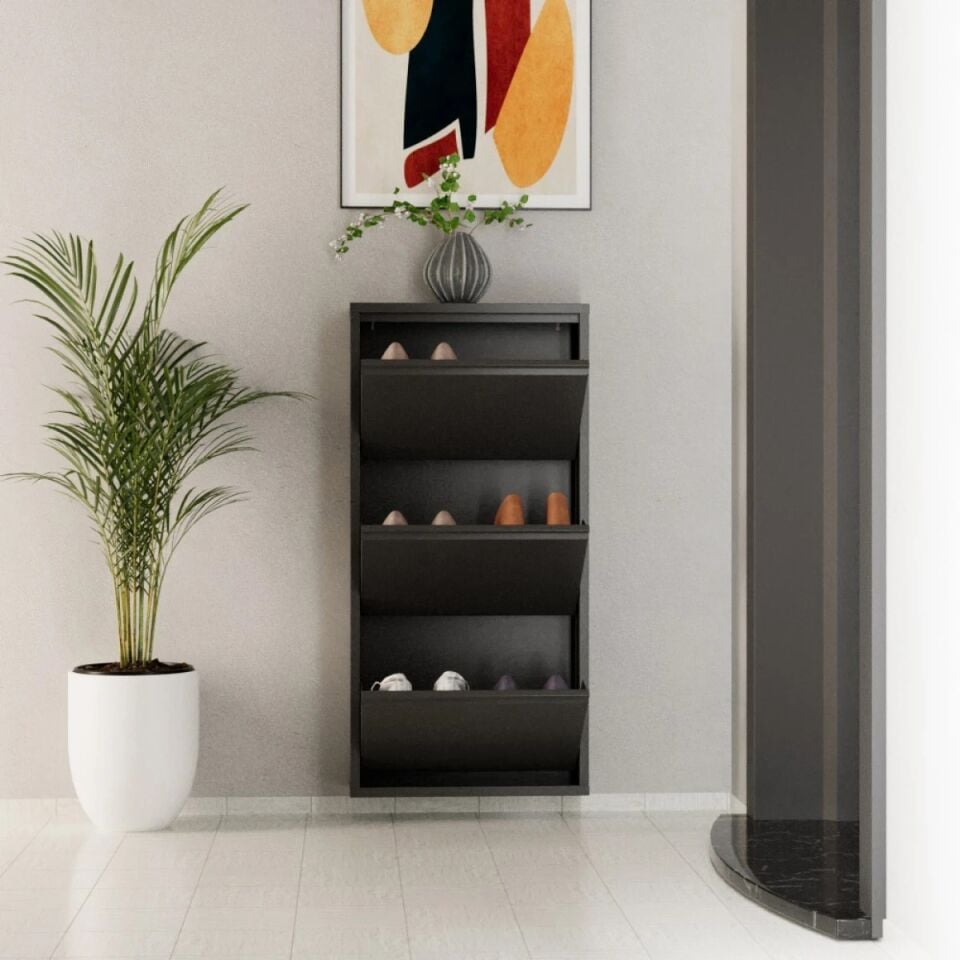 NET*/AYAKKABILIK METAL 3 KAPAKLI 50x15x103CM ANTAS