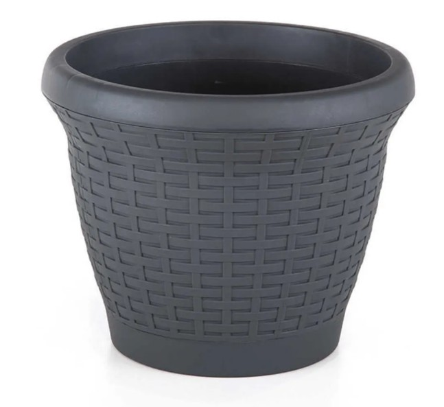 SAKSI YUVARLAK HASIR KIVRIMLI ANTRASİT NO3