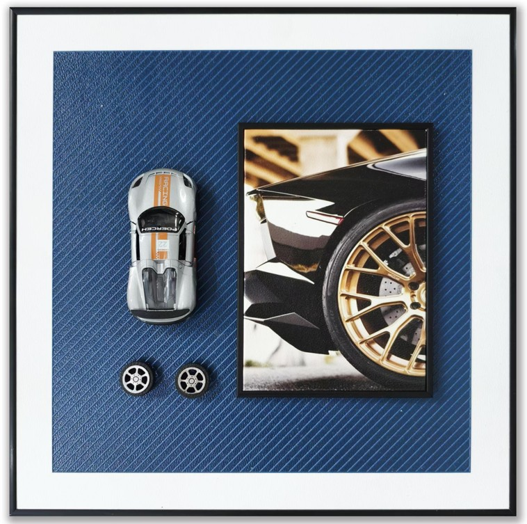 TABLO GOLDEN RIMS 40X40