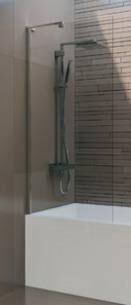 90CM ALEKTO SABİT 6MM CAM KROM PRFL H:200