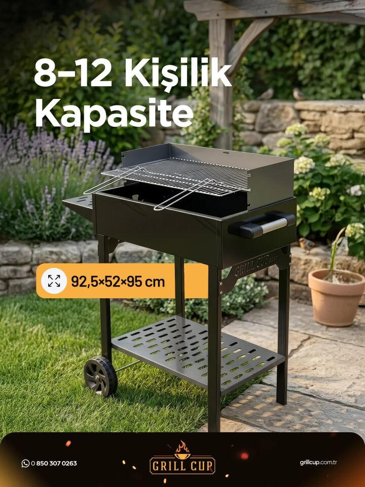 MANGAL BARBEKÜ KOLAY GRILL CUP ANTRASİT