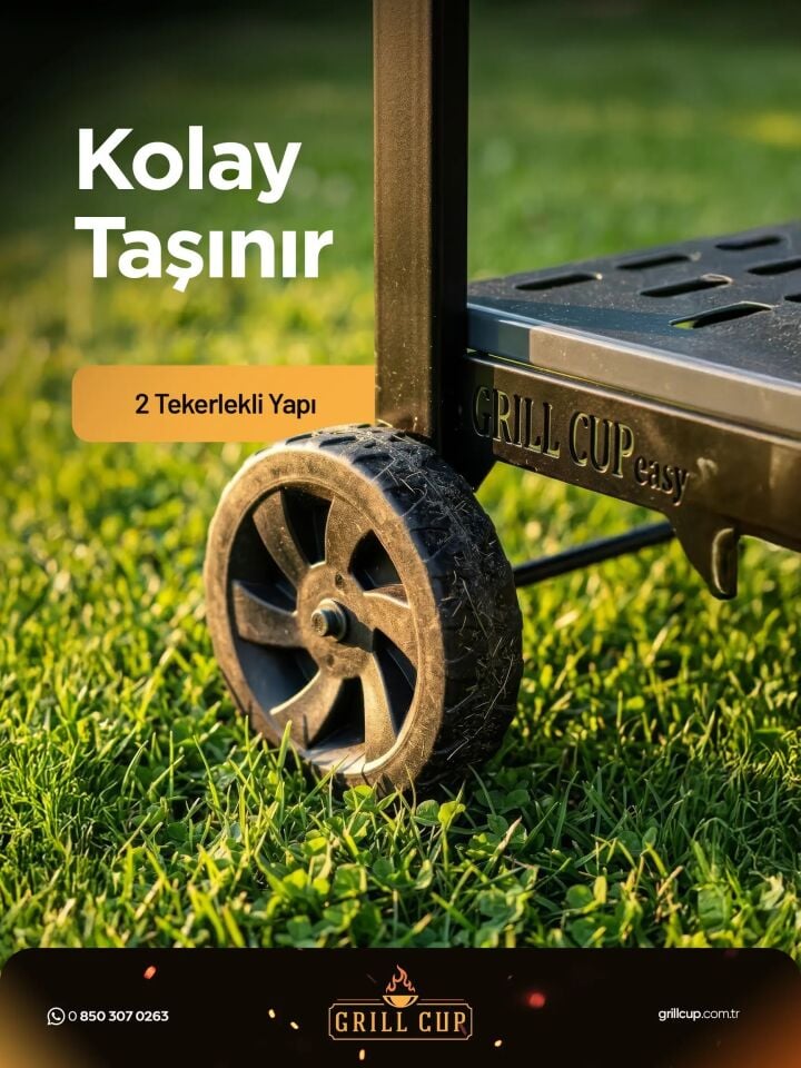 MANGAL BARBEKÜ KOLAY GRILL CUP ANTRASİT