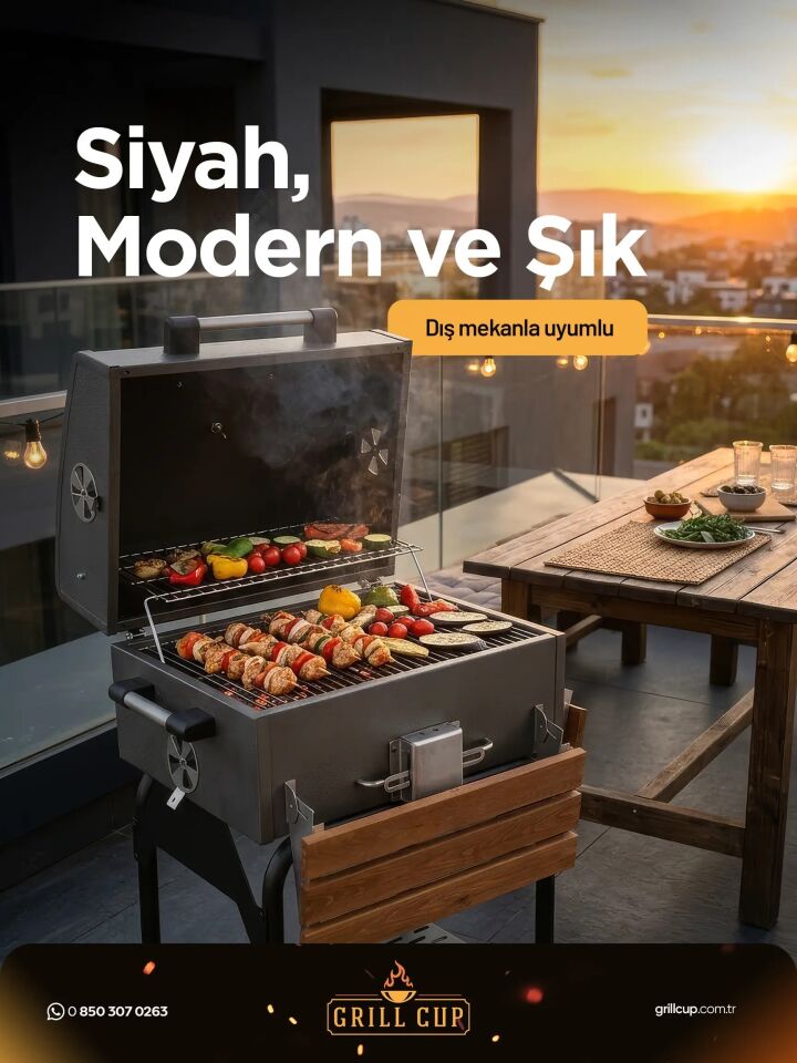 MANGAL KÖMÜRLÜ BARBEKÜ GRILL CUP GC-050