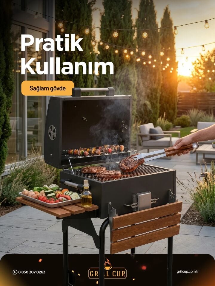 MANGAL KÖMÜRLÜ BARBEKÜ GRILL CUP GC-050