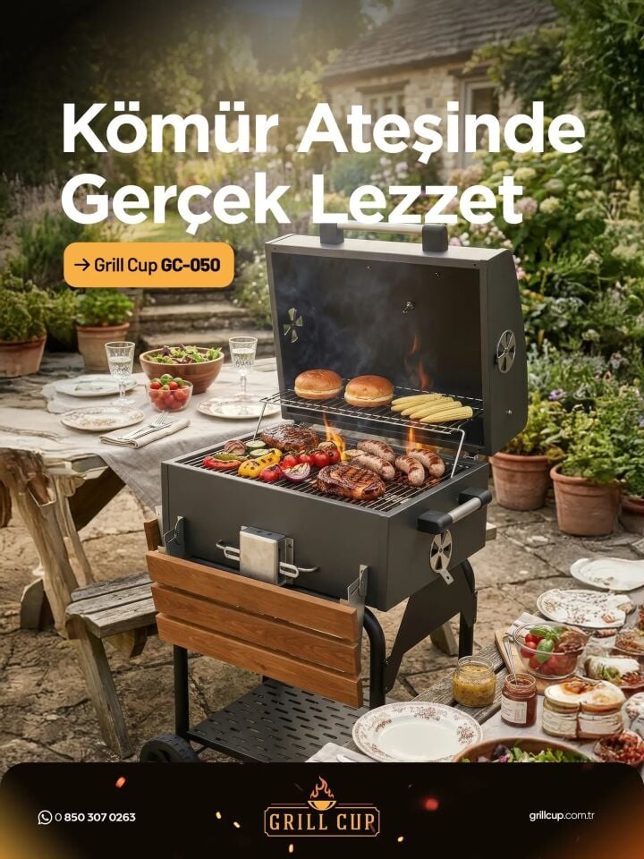 MANGAL KÖMÜRLÜ BARBEKÜ GRILL CUP GC-050