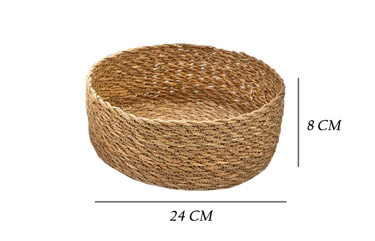 SELE YUVARLAK YEŞİL/GRİ DİKİŞLİ S/3