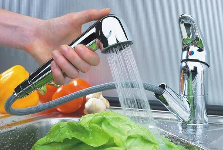 SPİRALLİ EVYE BATARYASI KROM