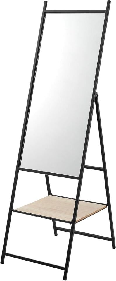 AYNA MODERN MİNİMALİST BOY AYNASI GRİ 44.2x160CM