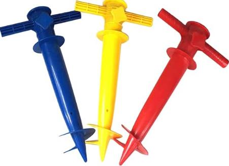 ŞEMSİYE PLAJ KAZIĞI PLASTİK RENKLİ TP