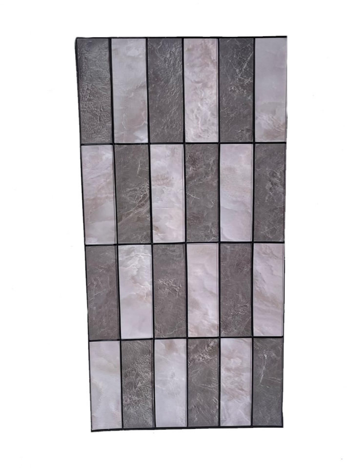 PVC DUVAR KAPLAMASI MKK-011 3D BLOK 30x60 CM