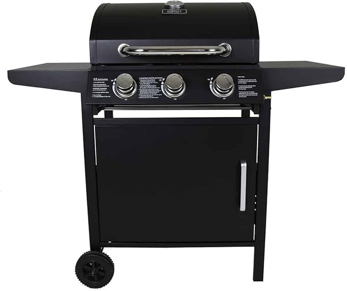 BARBEKÜ GAZ OCAĞI FIRIN VE BARBEKÜ IZGARASI 3GÖZLÜ