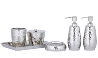KMPNY/BANYO SETİ 6LI PARLAK NİKEL