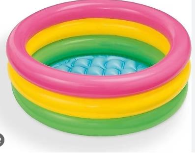 NET*/ HAVUZ ŞİŞME ŞEFFAF RENKLİ 86CM