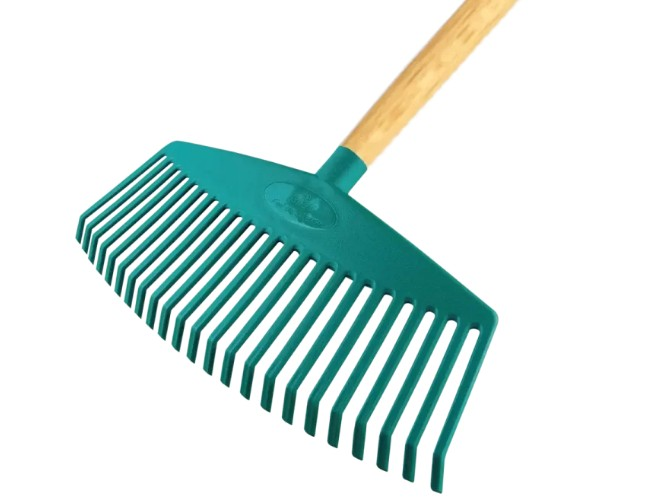 TIRMIK ÇİM&YAPRAK TOPLAMA PLASTİK AHŞAP SAPLI 45CM