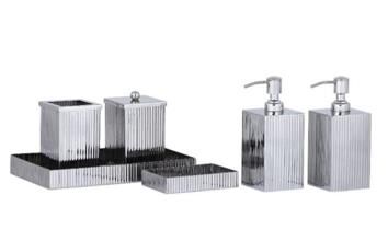 BANYO SETİ 6LI PARLAK NİKEL