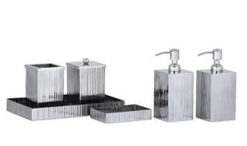 KMPNY/BANYO SETİ 6LI PARLAK NİKEL
