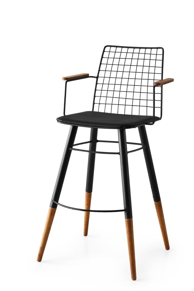 BAR SAND. KOLLU SYH İSKELET AHŞAP AYAK ''NEHİR''