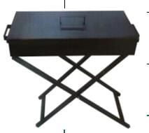 MANGAL KATLANIR ÇAPRAZ AYAK SİYAH 30X60