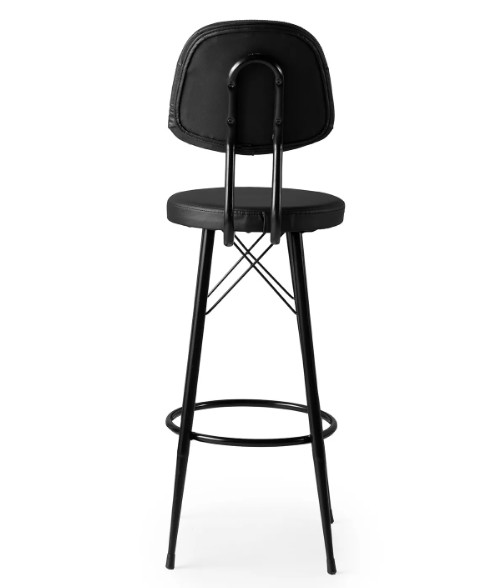 BAR SANDALYESİ ECE DERİ SİYAH