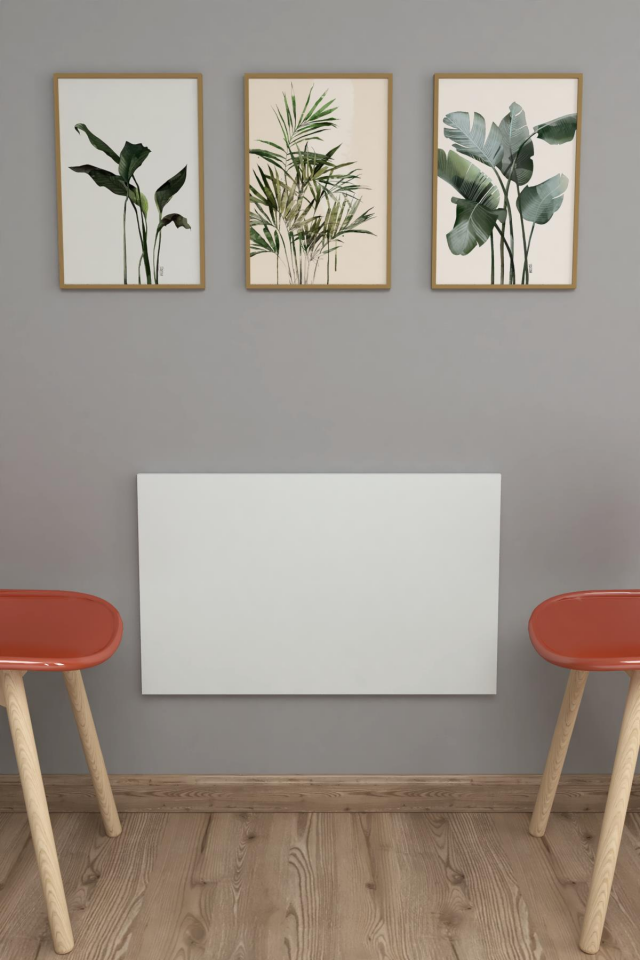 MASA KATLANIR DUVARA MONTE BEYAZ 75X44