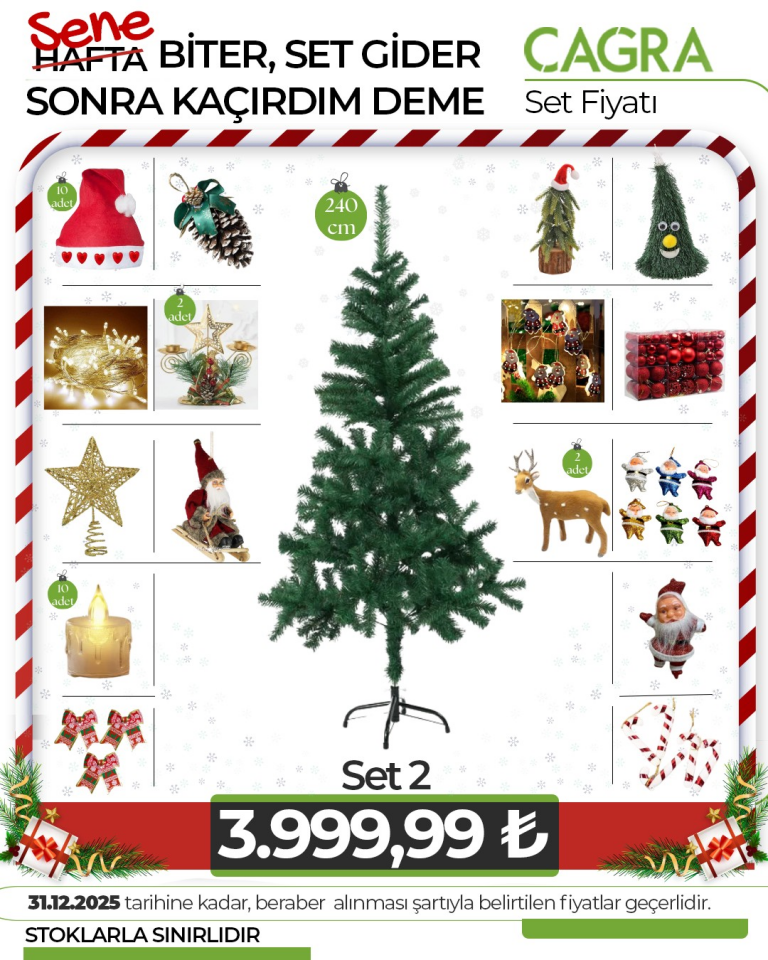 NET*/SETYILBAŞI002 240CM AĞAÇ